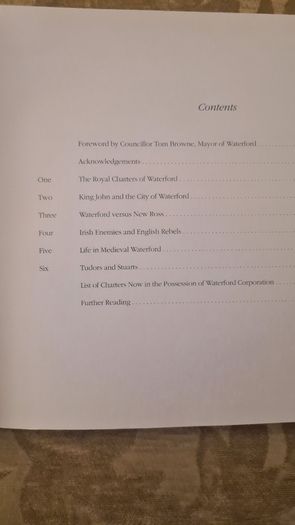 The Royal Charters Of Waterford. Large Volume Book. In Good Condition.