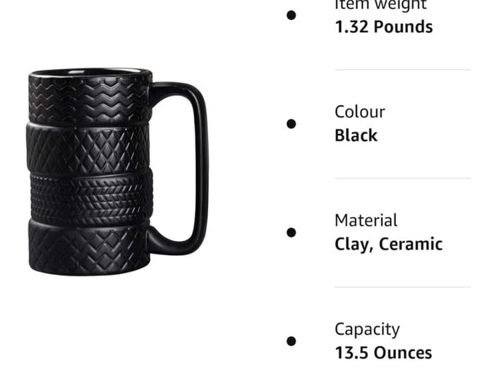 Ceramic Tyre Mug