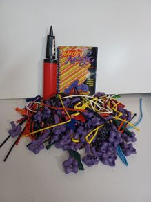 Modelling Balloons, book and pump