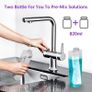 Microfibre Spray Mop for Floor Cleaning Wet Dry Kitchen Floor Cleaning Mop with 2 Refillable Bottle 360 Rotatable Hardwood Mop for Laminate Wood Tiles 3 Reusable Pads and 1 Scrubber Image 2