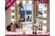 Hollywood Vanity Mirror with Lights, 50x42cm Large Lighted Makeup Mirror with 14 Dimmable LED Bulbs, Touchscreen Control, Cosmetic Tabletop Mirror for Bedroom, Dressing Room (FREE SHIPPING)