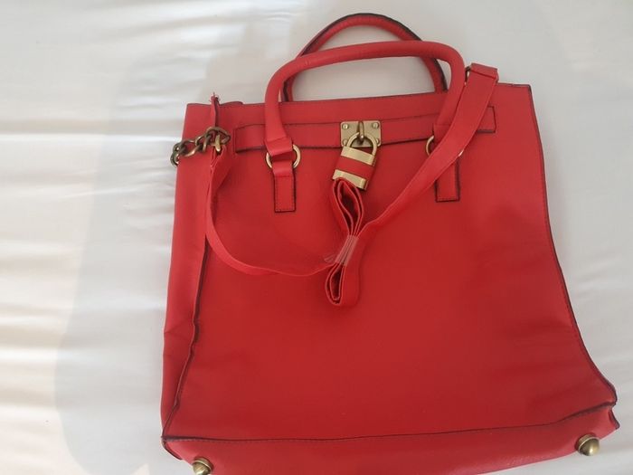 Ladies red bag