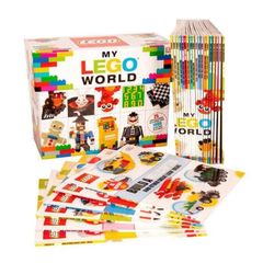MY LEGO WORLD 25 Book Bookset Brand New & Sealed