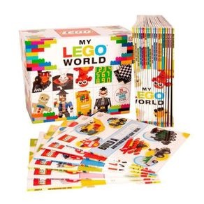 MY LEGO WORLD 25 Book Bookset Brand New & Sealed