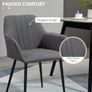 Mid-Century Dining Chairs, Dark Grey Image 5