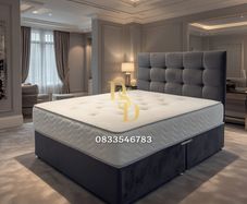 Plush Velvet Divan Bed