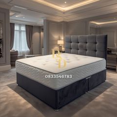 Plush Velvet Divan Bed
