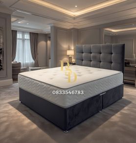 Plush Velvet Divan Bed