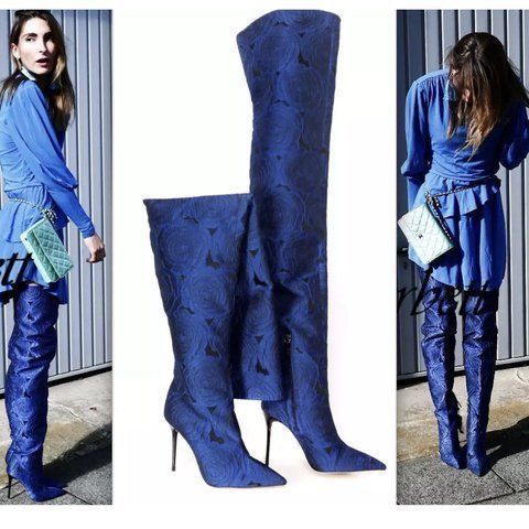 Zara Over The Knee Balmain Style Boots