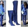 Zara Over The Knee Balmain Style Boots Image 5