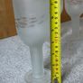 The Green Glass Company Repurposed Wine Bottle Frosted Wine Glasses Image 4