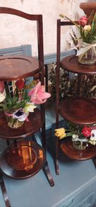Antique Wooden Cake Stands
