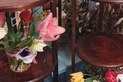 Antique Wooden Cake Stands