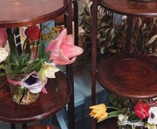 Antique Wooden Cake Stands