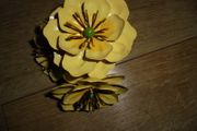 Vintage metal flower napkin holder