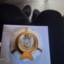 Vintage Limoges France Miniature Plate Jean Feuillade Courting Couple with Stand 5cm Image 3