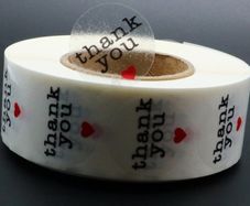 50 Thank You Stickers