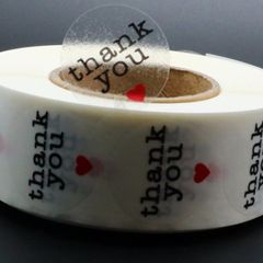 50 Thank You Stickers