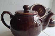 Arthur Wood Brown Ceramic Teapot