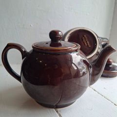 Arthur Wood Brown Ceramic Teapot