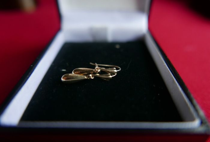 Vintage 9ct Gold 375 Drop Earrings 0,56g