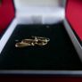 Vintage 9ct Gold 375 Drop Earrings 0,56g Image 4
