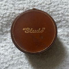 leather box for cufflinks or studs