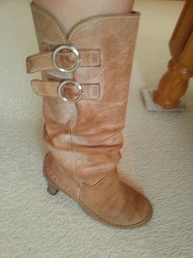 Pepe Jeans Tan Boots - Size 4