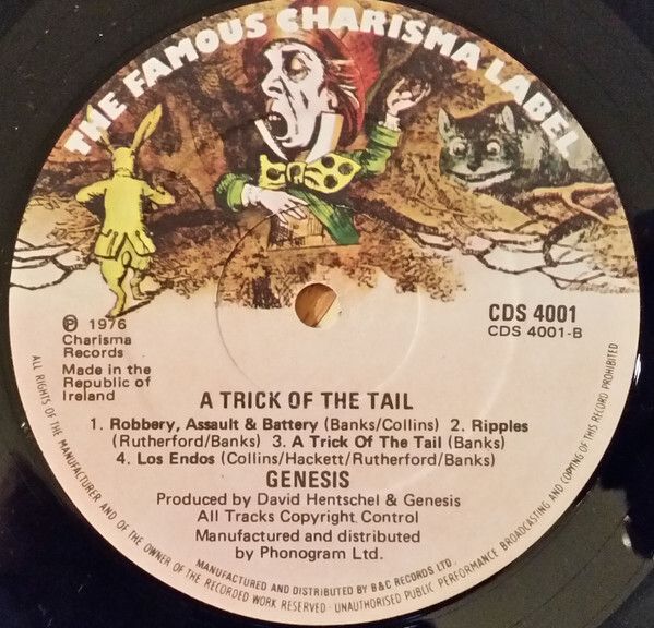 Genesis  A Trick Of The Tail Irish pressing