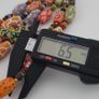 Vintage Venetian Style Handmade Ceremic Desgin MultiColor Glass Beads Necklace Image 7