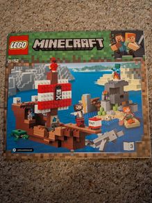 Minecraft Lego 21152 The Pirate Ship adventure