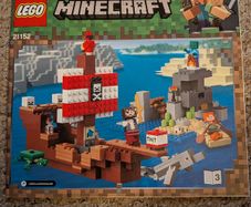 Minecraft Lego 21152 The Pirate Ship adventure