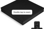 Sound Isolation Pad: Black High-Density Foam &amp; Rubber Vibration Dampening Mat for Subwoofers, Electronic Drums, Home Treadmill, Sewing Machine &amp; Blender(30x30x4.8cm)
