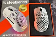 SteelSeries Aerox 3 Wireless mouse (Gen 1 - snow)