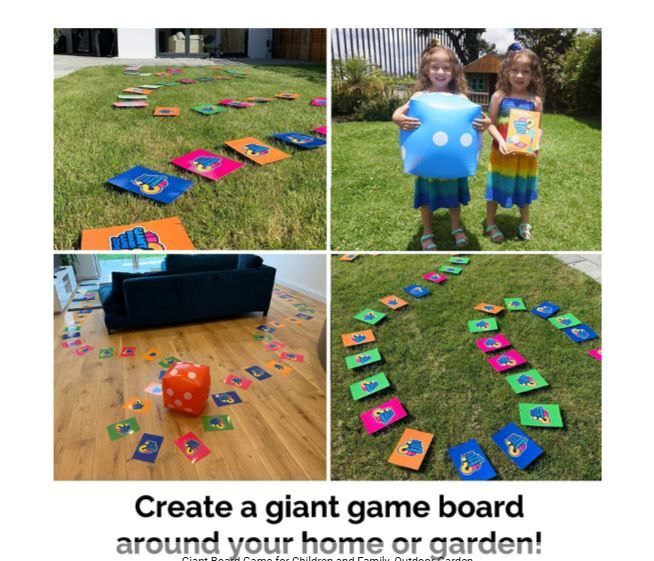 Giant Board Game for Children and Family, Outdoor Garden Entertainment Game
