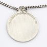 Vintage 925 Sterling Silver St Christopher Necklace Image 4