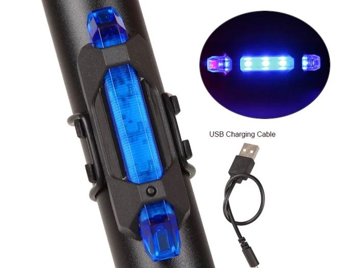 BRAND NEW Bicycle Light Waterproof Rear Tail Light LED USB Rechargeable Mountain Bike Cycling Light Taillamp Safety Warning Light TSLM2 / accessories