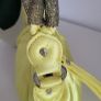 KAREN MILLEN Lime Pouchette with jewelled handle - Rrp 95 (New) Image 5