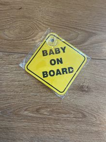 Baby on Board Sign x2
