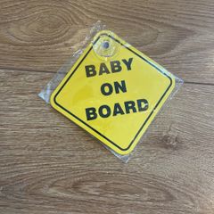 Baby on Board Sign x2