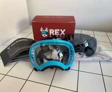 Rex Specs V2 Dog Goggles Blue Small with Two Lenses