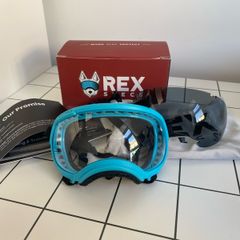 Rex Specs V2 Dog Goggles Blue Small with Two Lenses