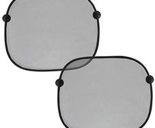 Car Side Window Shades x2 + Suction Cups