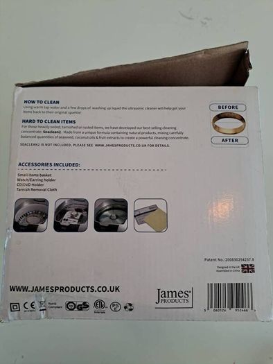 James Ultrasonic Cleaner