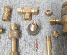 Compression brass fittings