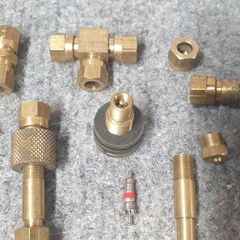 Compression brass fittings