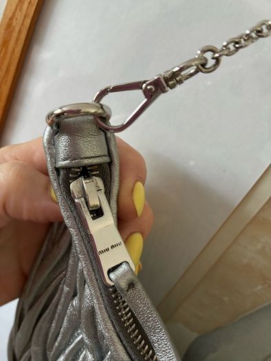 Miu miu crystal chain bag
