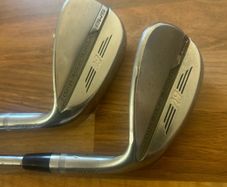Titleist Vokey SM8 50/54 degree wedges.