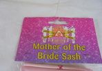 Mother of the Bride Sash for Sale
