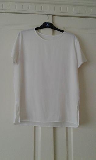 Vintage White Short Sleeve Blouse